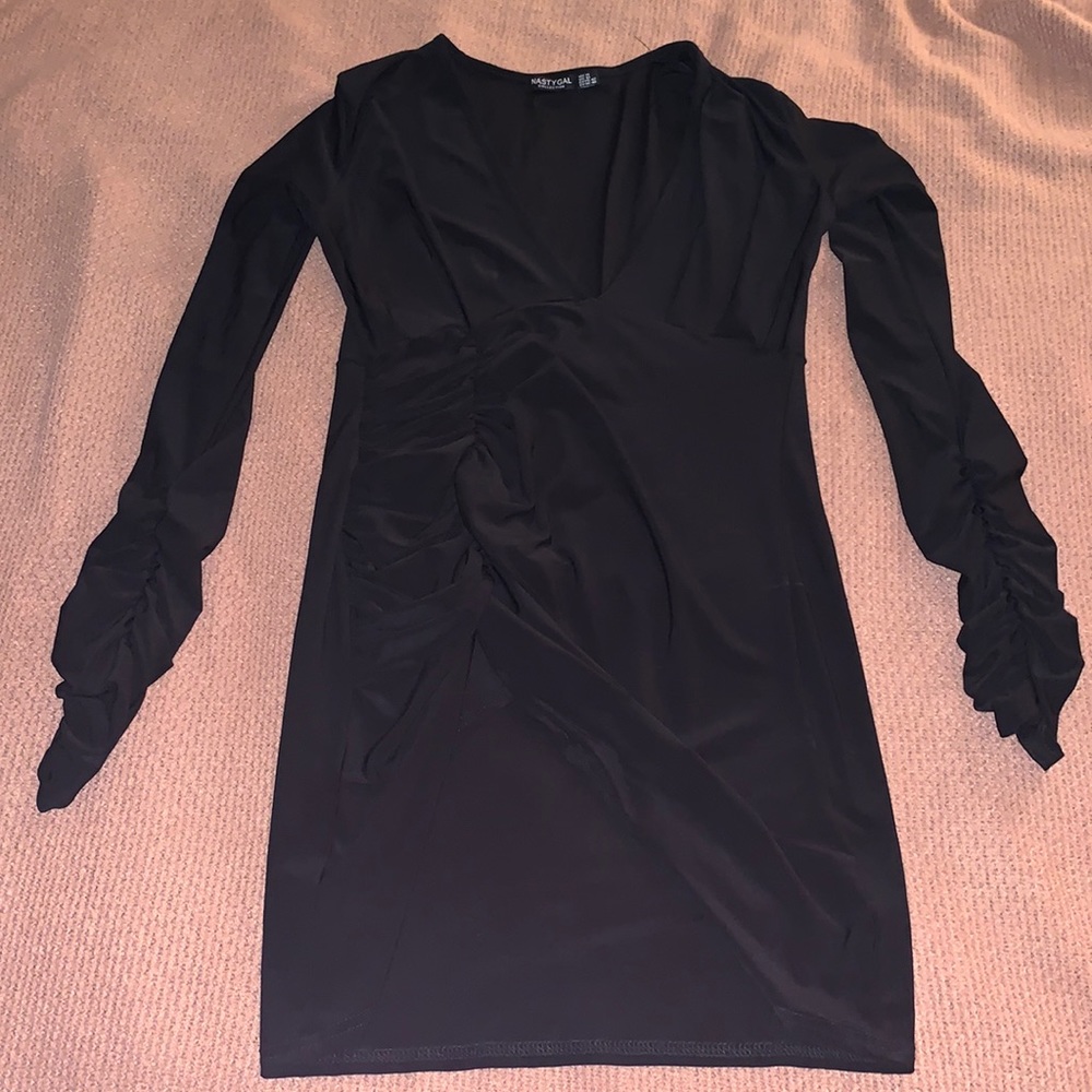 Black Longsleeved Cocktail Dress